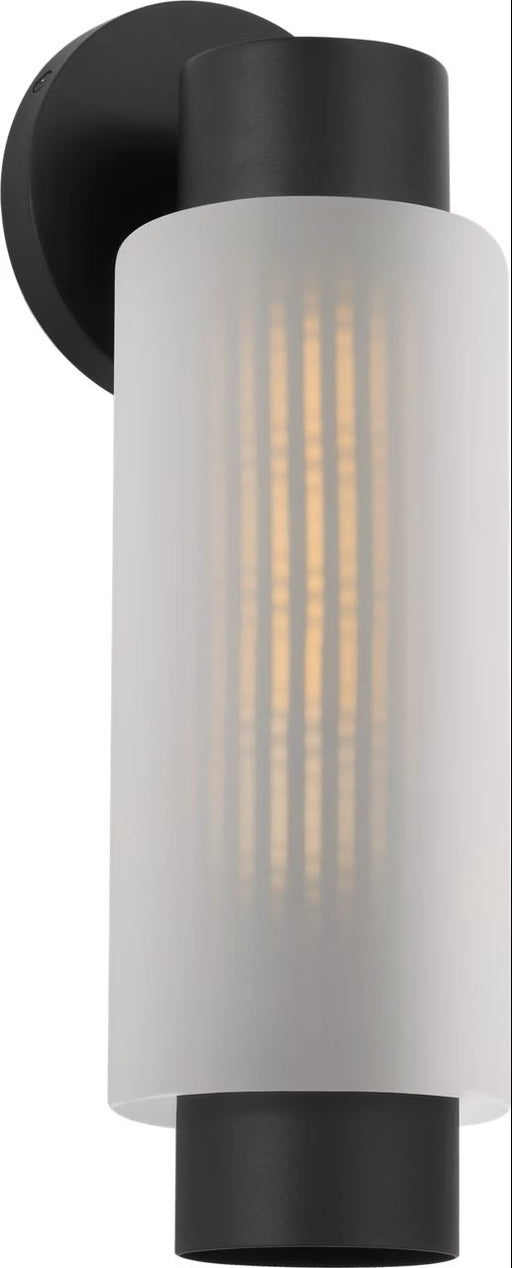 Ridge 15" Outdoor Wall Sconce in Textured Black