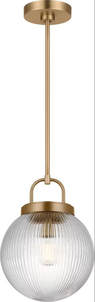 Preston Pendant in Satin Brass