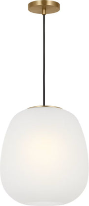 Nico Pendant in Satin Brass