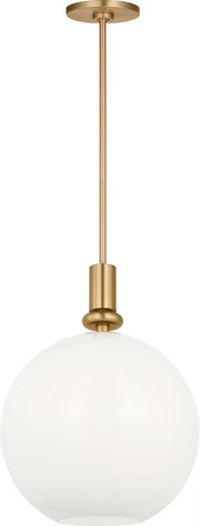 Malcolm Pendant in Satin Brass