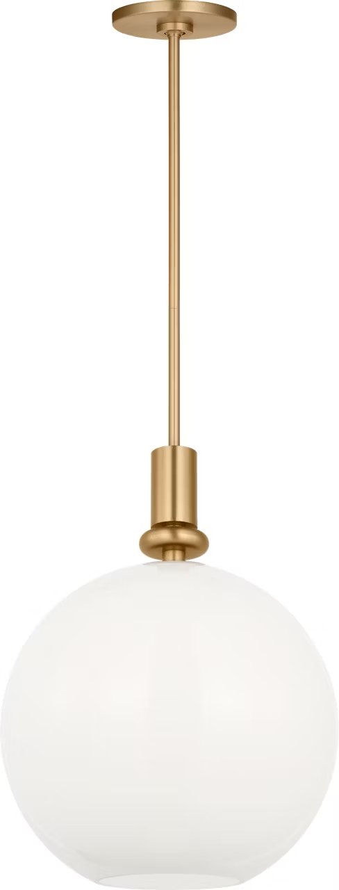 Malcolm Pendant in Satin Brass