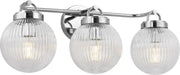 Preston 3-Light Bath Vanity Light in Chrome