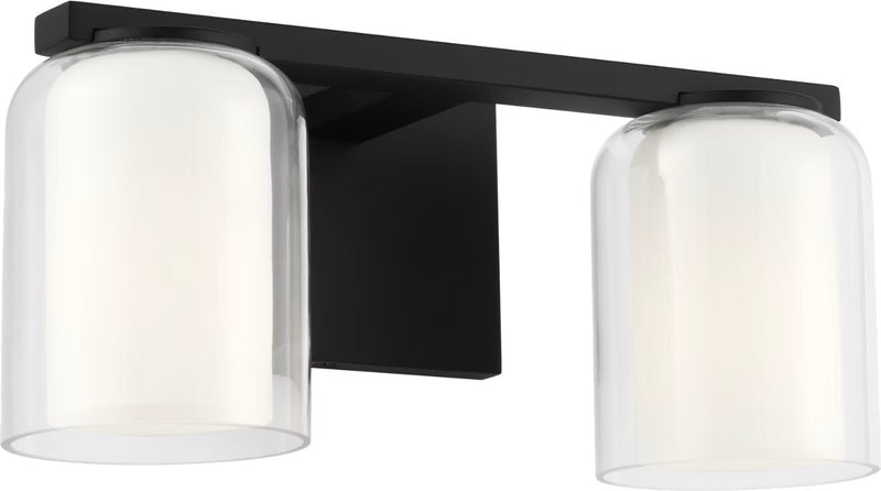 Holden 2-Light Bath Vanity Light in Midnight Black