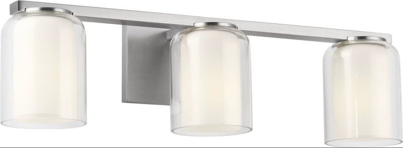 Holden 3-Light Bath Vanity Light in Brushed Nickel
