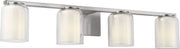 Holden 4-Light Bath Vanity Light in Brushed Nickel