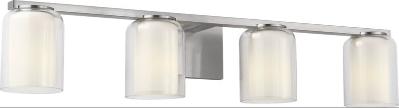 Holden 4-Light Bath Vanity Light in Brushed Nickel