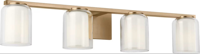 Holden 4-Light Bath Vanity Light in Satin Brass