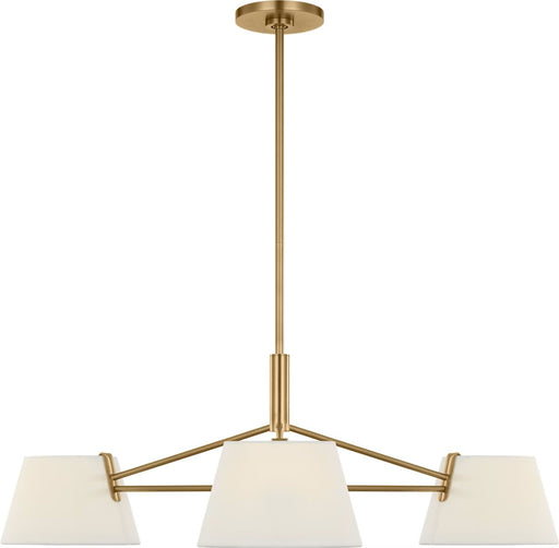Hale 3-Light 36" Chandelier in Estate Brass