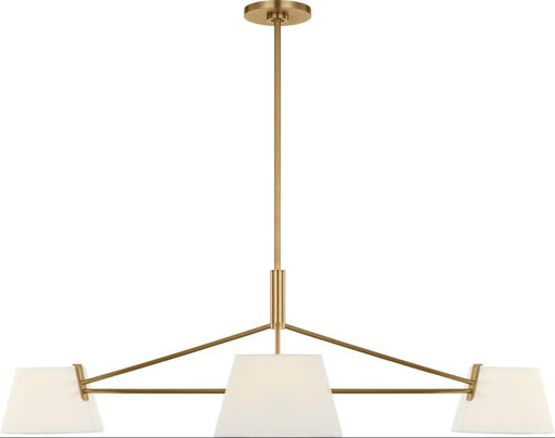 Hale 3-Light 48" Chandelier in Estate Brass