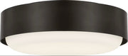 Aurelle 2-Light Flush Mount in Aged Iron