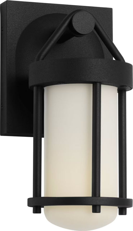 Otis Small Outdoor Wall Lantern in Textured Black