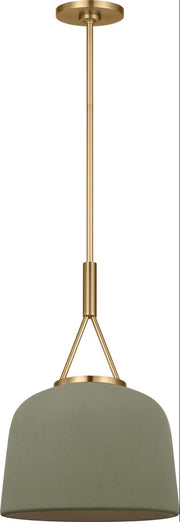 Liora Pendant in Estate Brass