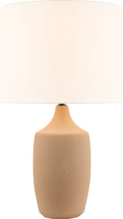 Sayer 22" Table Lamp in Toast Stoneware