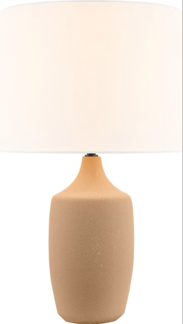 Sayer 22" Table Lamp in Toast Stoneware