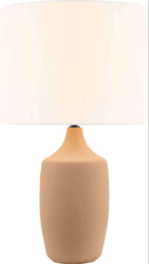 Sayer 22" Table Lamp in Toast Stoneware