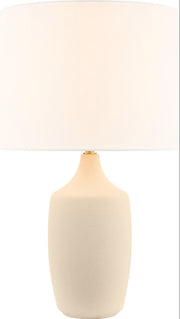 Sayer 22" Table Lamp in Ivory Stoneware