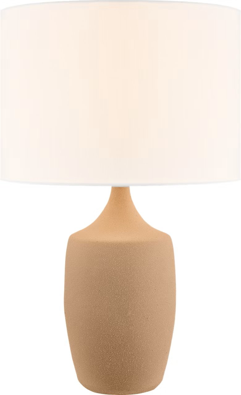 Sayer 28" Table Lamp in Toast Stoneware