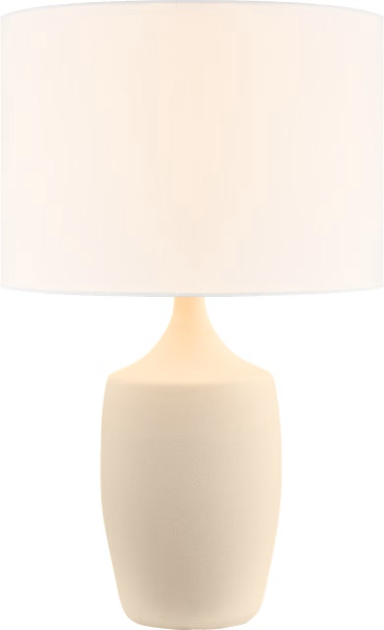 Sayer 28" Table Lamp in Ivory Stoneware
