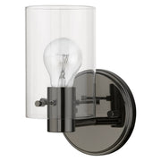 Munich Wall Sconce in Black Chrome