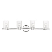Munich 4-Light Bath Vanity Light in Polished Chrome