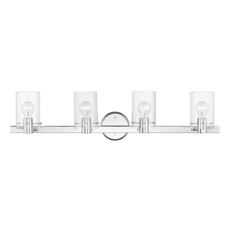 Munich 4-Light Bath Vanity Light in Polished Chrome