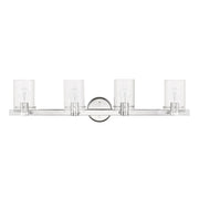Munich 4-Light Bath Vanity Light in Polished Chrome
