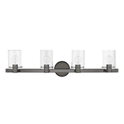 Munich 4-Light Bath Vanity Light in Black Chrome