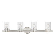 Munich 4-Light Bath Vanity Light in Brushed Nickel