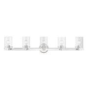 Munich 5-Light Bath Vanity Light in Polished Chrome