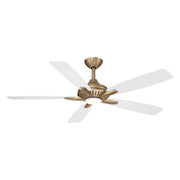 Dyno 52" LED Ceiling Fan in Brushed Brass / Alabaster White