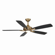 Dyno 52" LED Ceiling Fan in Brushed Brass / Coal