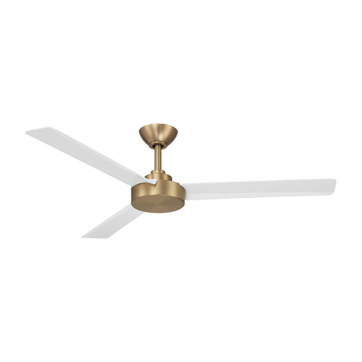 Roto 52" Ceiling Fan in Brushed Brass / Alabaster White