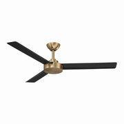 Roto 52" Ceiling Fan in Brushed Brass / Coal