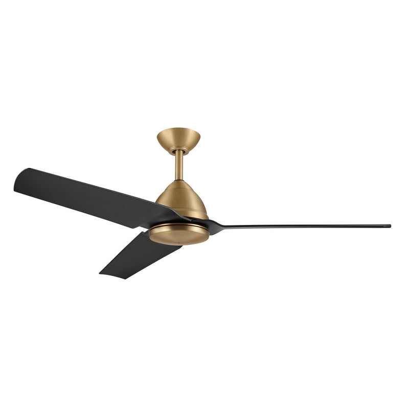 Java 54" Outdoor Ceiling Fan in Legacy Brass / Coal