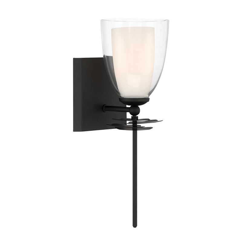 Elowen Bath Sconce in Dark Matte Black