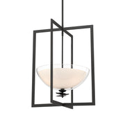 Elowen 3-Light Pendant in Dark Matte Black