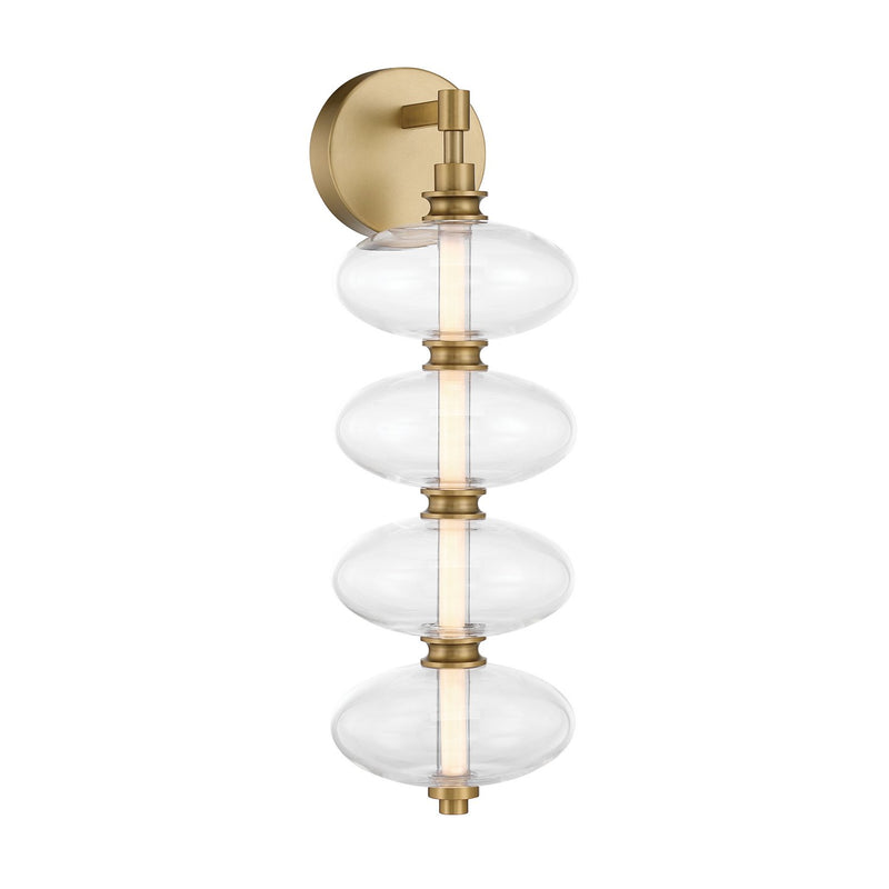 Bollavino LED Wall Sconce in Legacy Brass