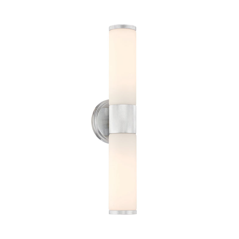 Voltelle 2-Light Bath Sconce in Chrome