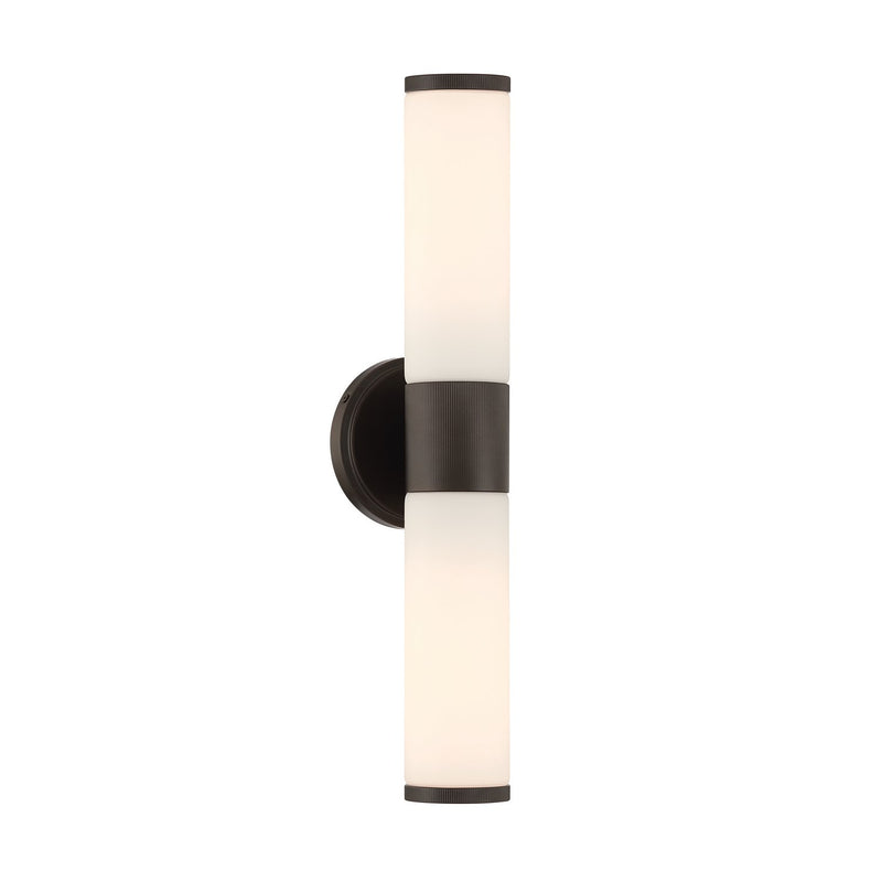 Voltelle 2-Light Bath Sconce in Dark Bronze