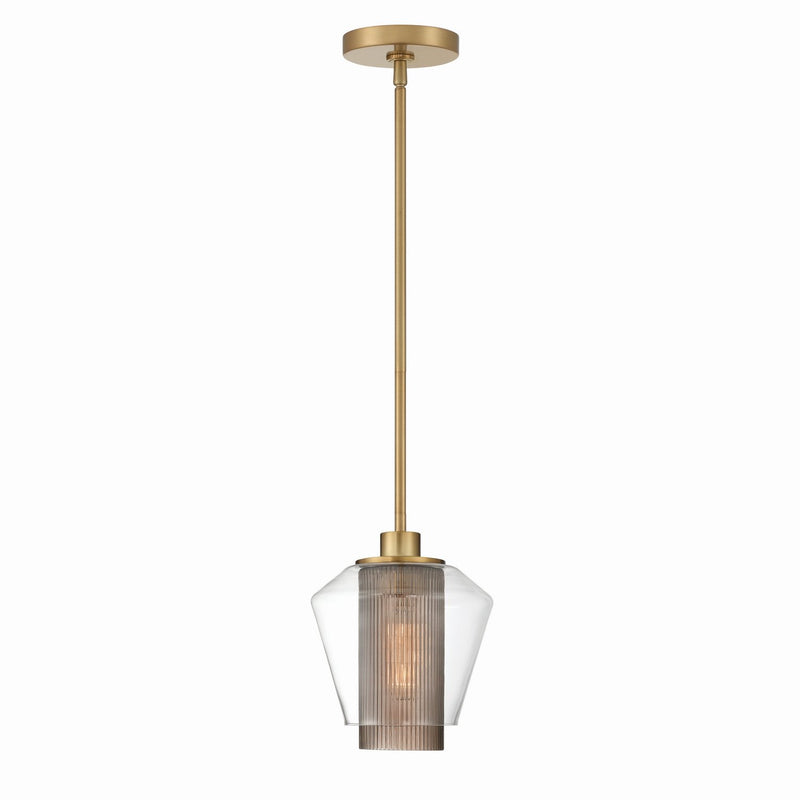 Kiruna Mini Pendant in Legacy Brass