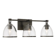 Wynnfrost 3-Light Bath Vanity Light in Rustic Gun Metal