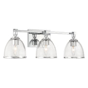 Wynnfrost 3-Light Bath Vanity Light in Chrome