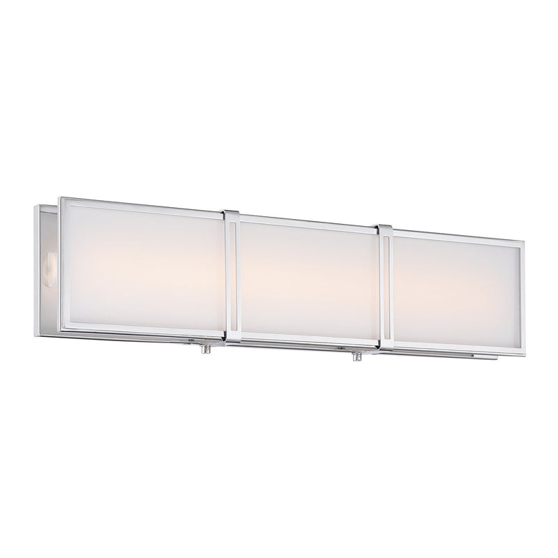 Merick LED Bath Vanity Light in Chrome