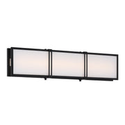 Merick LED Bath Vanity Light in Dark Matte Black