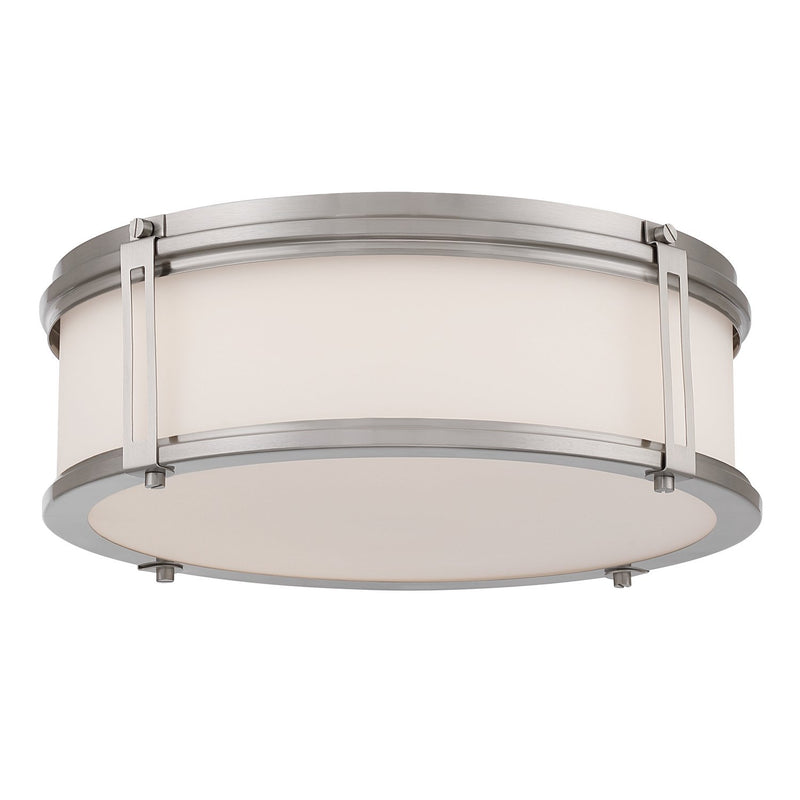 Merick LED Flush Mount in Brushed Nickel