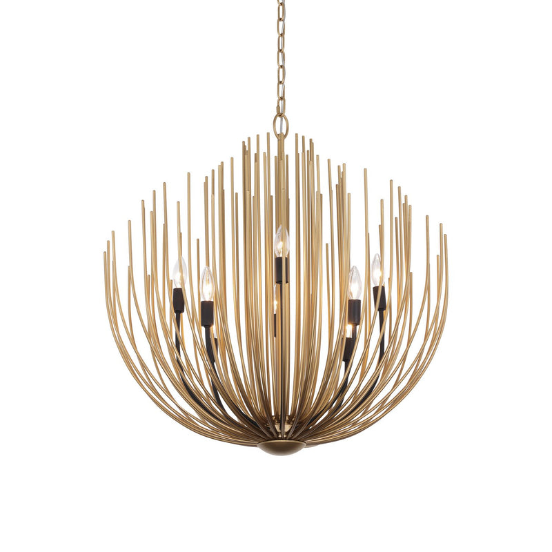 Florenza 12-Light Chandelier in Legacy Brass