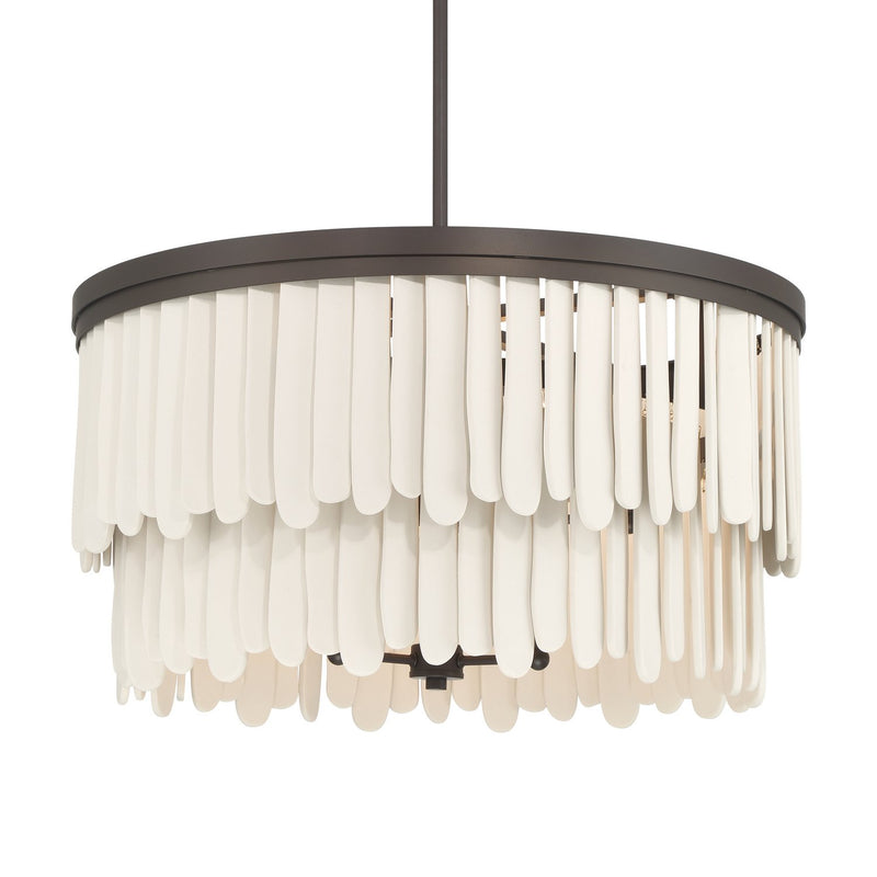 Briscade 9-Light Pendant in Dark Bronze