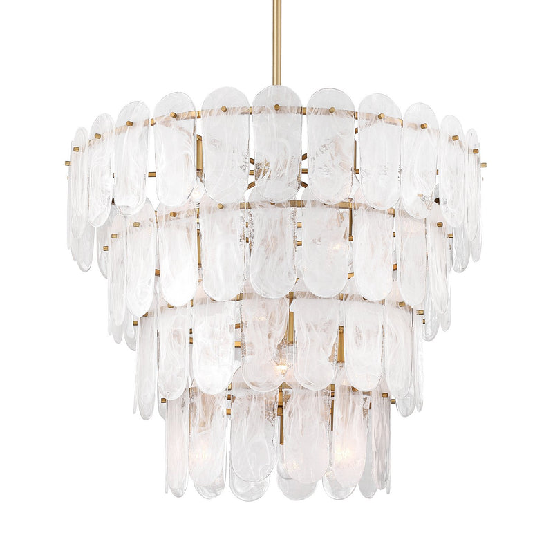 Oldmill 15-Light Pendant in Legacy Brass