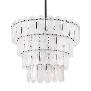 Oldmill 15-Light Pendant in Dark Matte Black