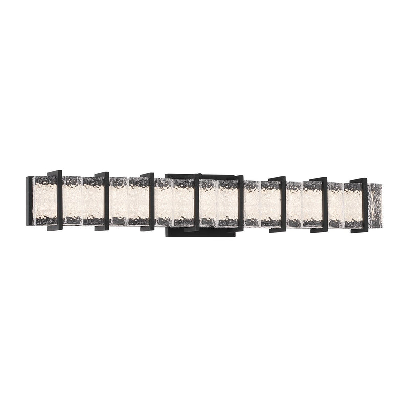 Sevryn 27.5" LED Bath Vanity Light in Dark Matte Black